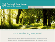 Tablet Screenshot of eastleighcarehomes.co.uk